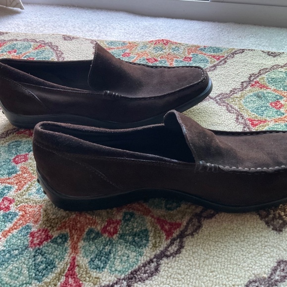 Brown Tods Suede Loafers size 9